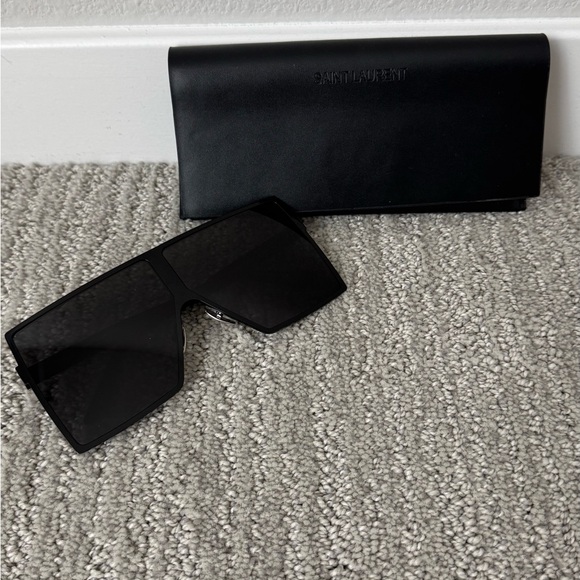 Saint Laurent Dark Frame Sunglasses - Picture 1 of 5